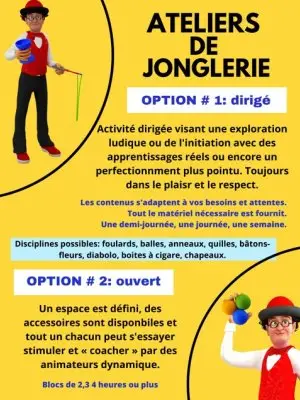 Atelier de jonglerie